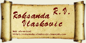 Roksanda Vlašković vizit kartica